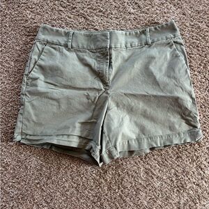 LOFT Olive Riviera Shorts Size 14